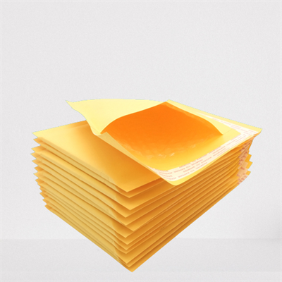 Yellow Kraft Paper Bubble Mailer Bag