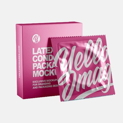 Matte Metallic Condom Box