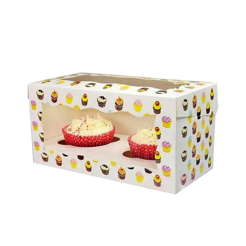 Custom Clear Cupcake Box