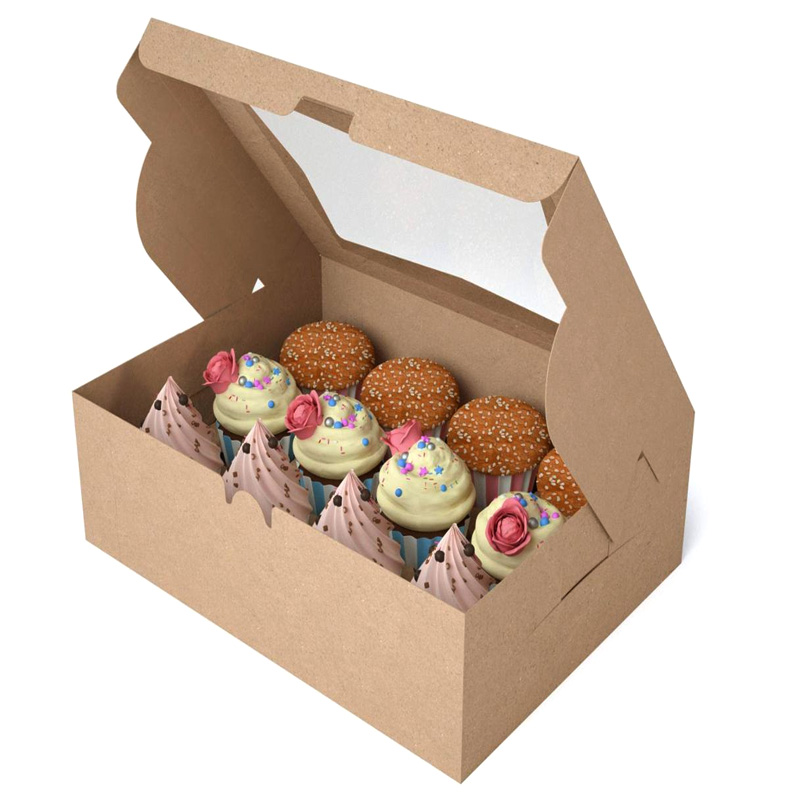 Custom Simple for Kraft Cake Box