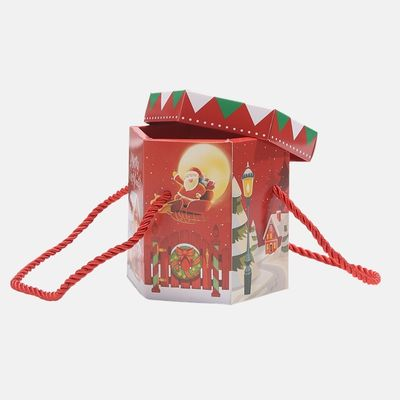 Christmas Apple Packaging Box with String