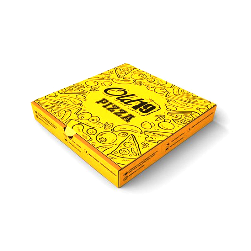Custom Printed Cardboard Pizza Packaging Boxes