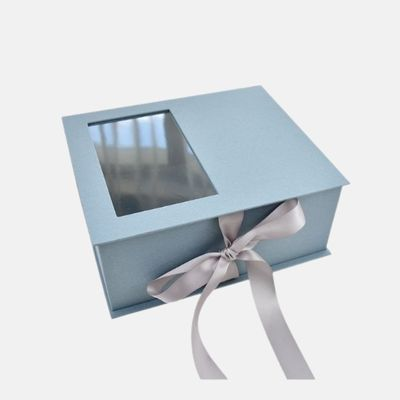 Folding Gift Box with Window